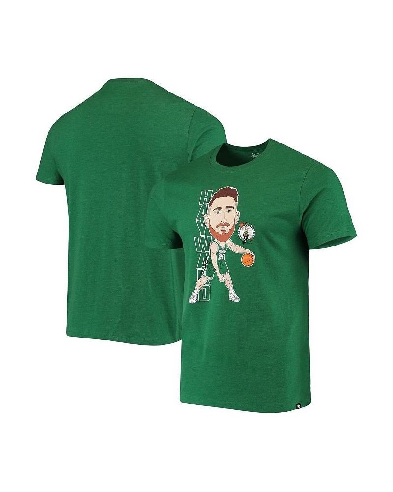 Men's '47 Gordon Hayward Heathered Kelly Green Boston Celtics Bobblehead T-shirt $24.35 T-Shirts