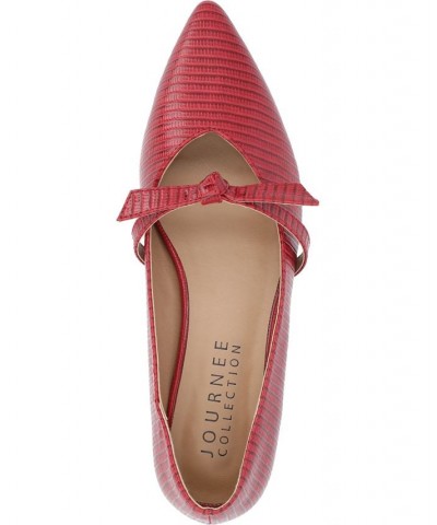 Women's Cait Flat Red $48.59 Shoes