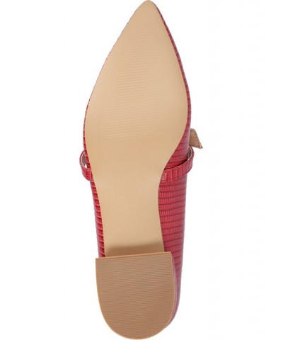 Women's Cait Flat Red $48.59 Shoes