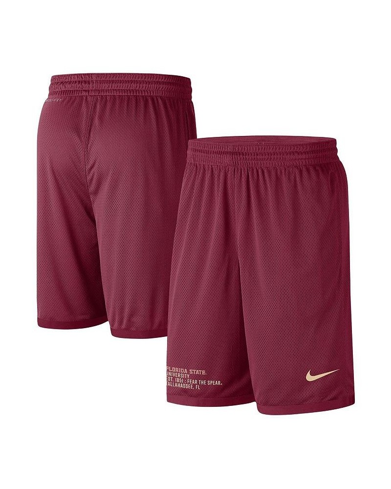 Men's Garnet Florida State Seminoles Performance Mesh Shorts $23.78 Shorts