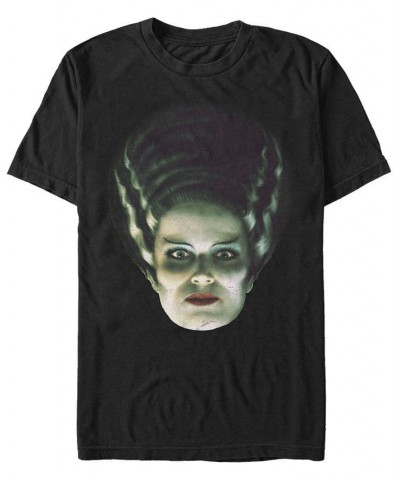 Universal Monsters Men's Frankenstein's Bride Big Face Short Sleeve T-Shirt Black $14.35 T-Shirts