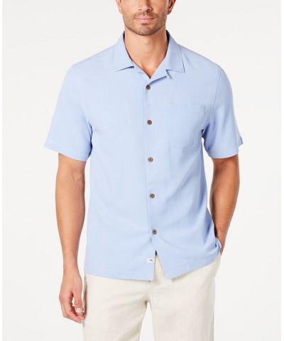 Men's Weekend Tropics Silk Shirt Blue $47.09 Shirts