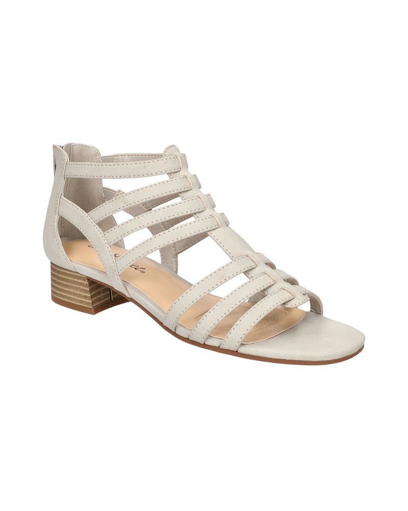 Women's Cole Block Heel Sandals Gray $39.00 Shoes