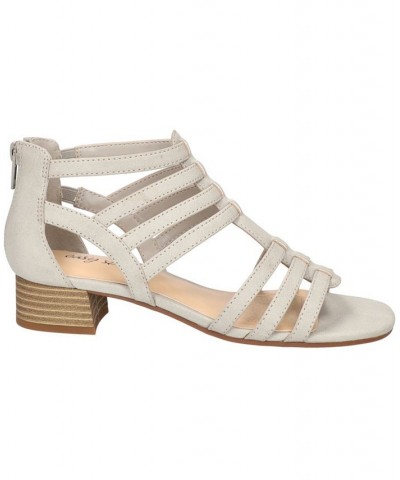 Women's Cole Block Heel Sandals Gray $39.00 Shoes