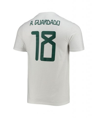 Men's Andres Guardado White Mexico National Team Amplifier Name and Number T-shirt $22.79 T-Shirts