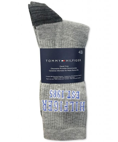 Men's 4-Pk. Performance Crew Socks Gray $13.92 Socks