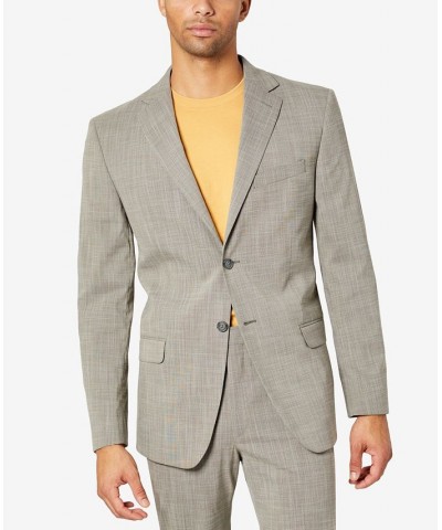 Men's Modern-Fit Window Stretch Suit Jacket Tan/Beige $50.60 Suits