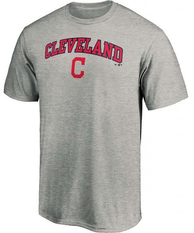 Men's Heathered Gray Cleveland Indians Heart Soul T-shirt $17.66 T-Shirts