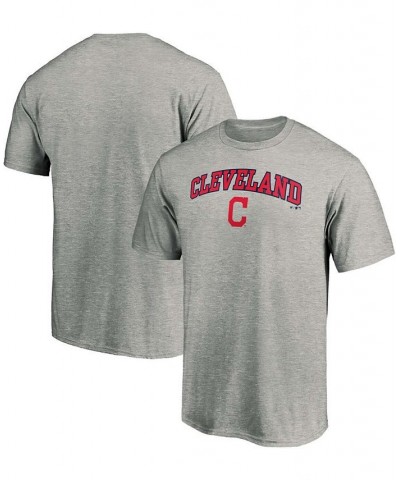 Men's Heathered Gray Cleveland Indians Heart Soul T-shirt $17.66 T-Shirts