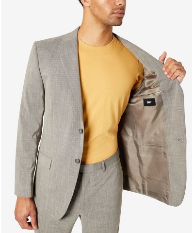 Men's Modern-Fit Window Stretch Suit Jacket Tan/Beige $50.60 Suits