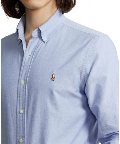 Men's Signature Oxford Shirt, Regular and Big & Tall Blue $40.50 Dress Shirts