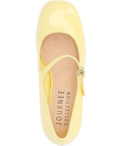 Women's Okenna Heels Yellow $52.99 Shoes