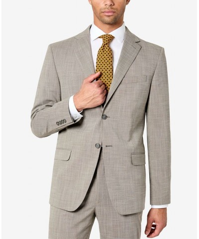 Men's Modern-Fit Window Stretch Suit Jacket Tan/Beige $50.60 Suits