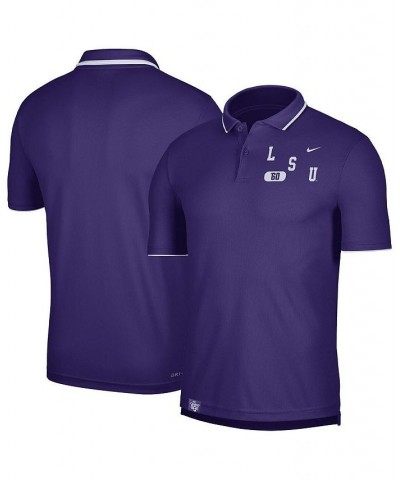 Men's Purple LSU Tigers Wordmark Performance Polo Shirt $34.44 Polo Shirts