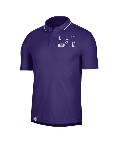 Men's Purple LSU Tigers Wordmark Performance Polo Shirt $34.44 Polo Shirts