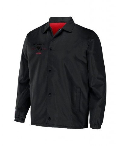 Men's NFL X Staple Black Atlanta Falcons Embroidered Nylon Jacket $31.50 Jackets