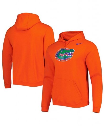 Men's Orange Florida Gators Logo Club Pullover Hoodie $44.19 Sweatshirt