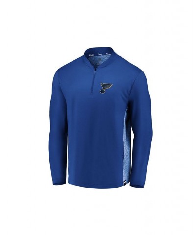 St. Louis Blues Men's Iconic Transit Quarter-Zip Pullover $36.75 Sweatshirt