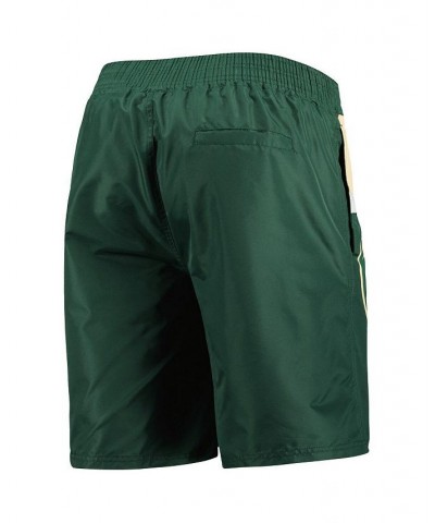 Men's Hunter Green Milwaukee Bucks Sea Wind Swim Trunks $35.09 Swimsuits