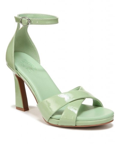 Lizbeth Ankle Strap Sandals Green $49.00 Shoes