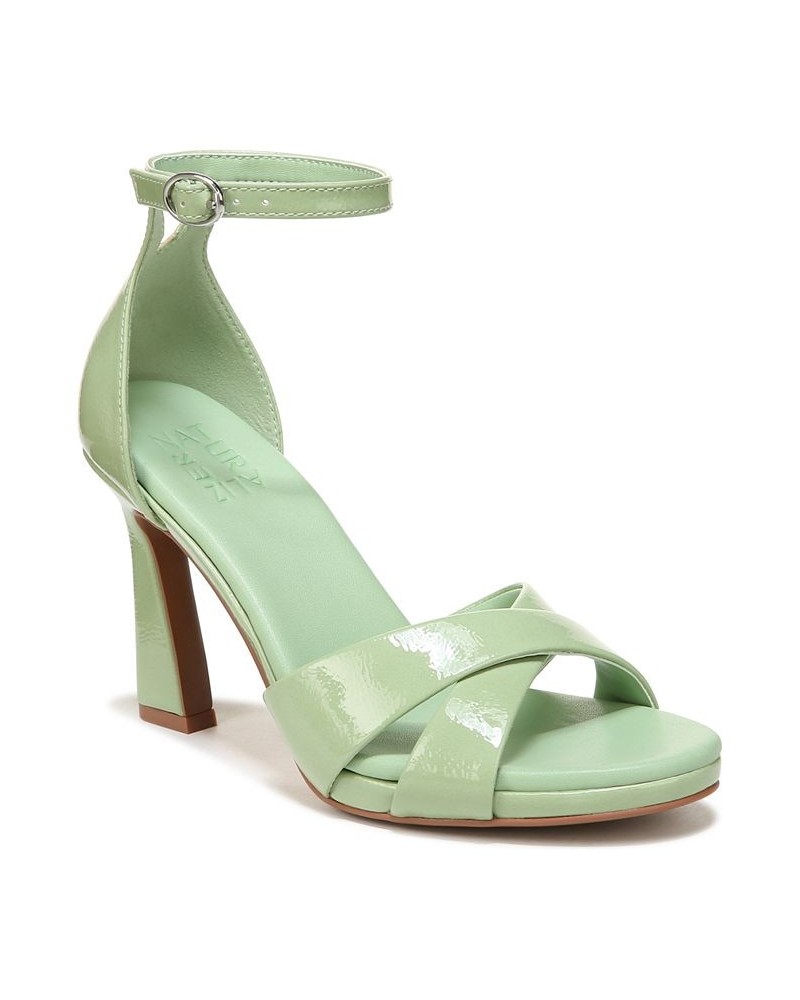 Lizbeth Ankle Strap Sandals Green $49.00 Shoes