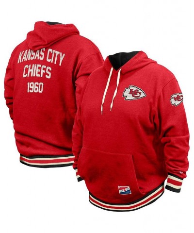 Men's Red Kansas City Chiefs Big and Tall NFL Pullover Hoodie $42.12 Sweatshirt