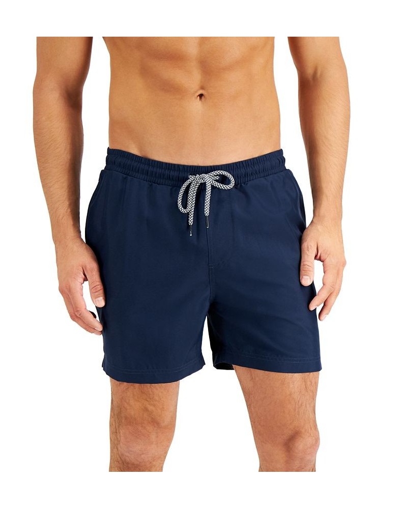 INC Men's Regular-Fit Quick-Dry Solid 5" Swim Trunks PD02 $17.39 Swimsuits