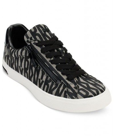 Sarai Lace-Up Zip Low-Top Sneakers Black/ Eggnog $62.55 Shoes