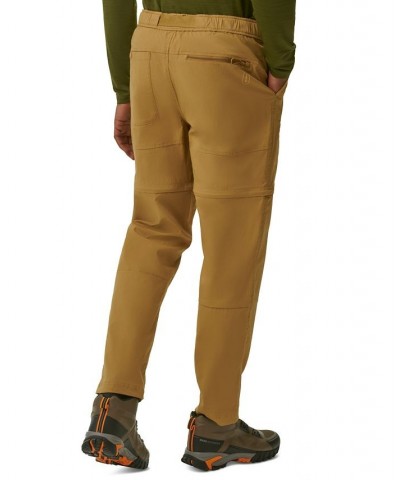 Men's Tracker Stretch Ripstop Zip-Off Convertible Pants Tan/Beige $16.73 Pants