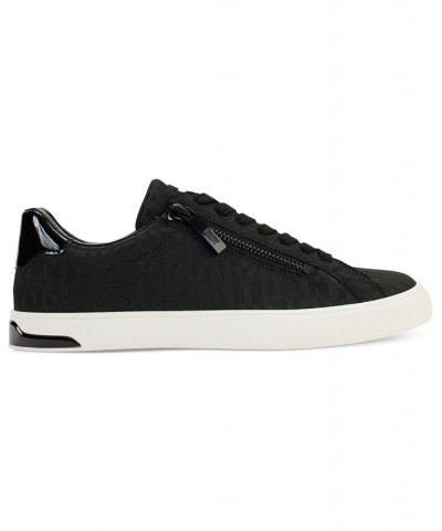 Sarai Lace-Up Zip Low-Top Sneakers Black/ Eggnog $62.55 Shoes