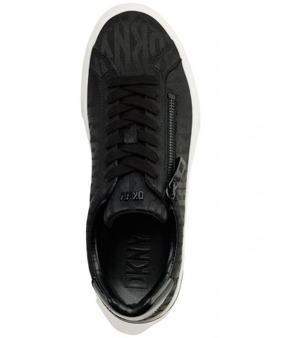 Sarai Lace-Up Zip Low-Top Sneakers Black/ Eggnog $62.55 Shoes