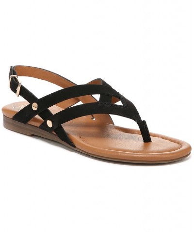 Gretchen Thong Sandals Black $43.60 Shoes