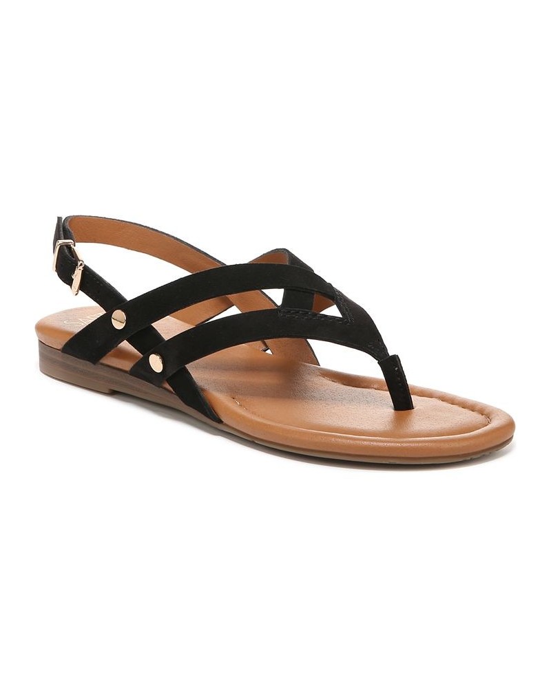 Gretchen Thong Sandals Black $43.60 Shoes