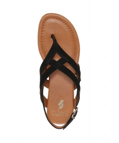 Gretchen Thong Sandals Black $43.60 Shoes