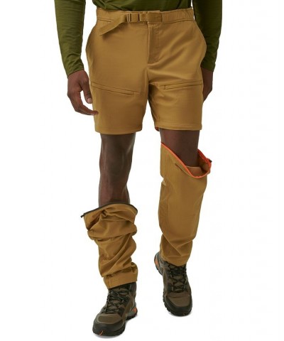 Men's Tracker Stretch Ripstop Zip-Off Convertible Pants Tan/Beige $16.73 Pants