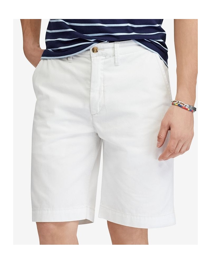 Men's Relaxed Fit Twill 10" Short White $41.79 Shorts