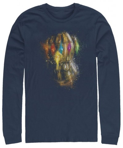 Marvel Men's Avengers Endgame Thanos Gauntlet Fist, Long Sleeve T-shirt Black $23.99 T-Shirts