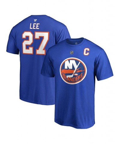 Men's Branded Anders Lee Royal New York Islanders Name and Number T-shirt $18.40 T-Shirts