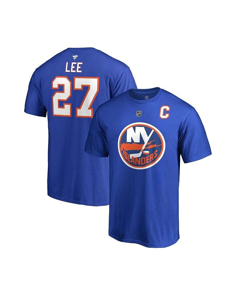 Men's Branded Anders Lee Royal New York Islanders Name and Number T-shirt $18.40 T-Shirts