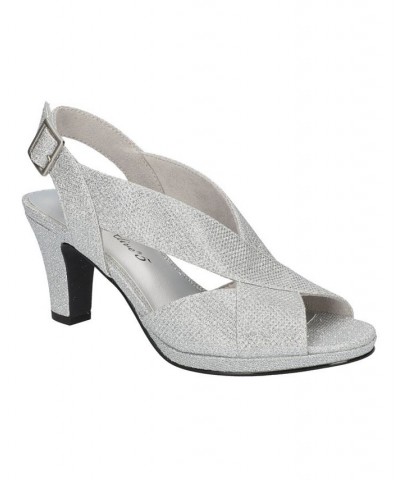 Women's Christy Dress Sandals Gray $30.00 Shoes