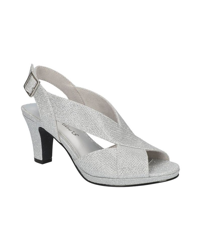 Women's Christy Dress Sandals Gray $30.00 Shoes