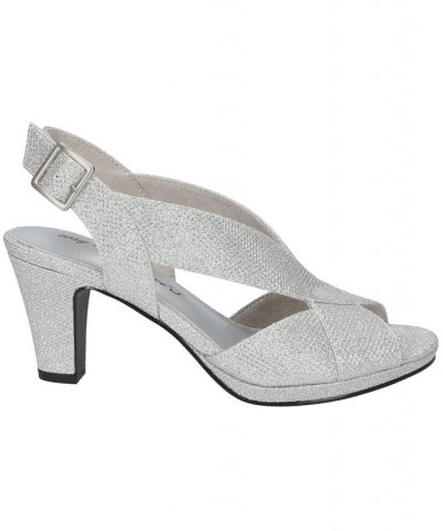 Women's Christy Dress Sandals Gray $30.00 Shoes