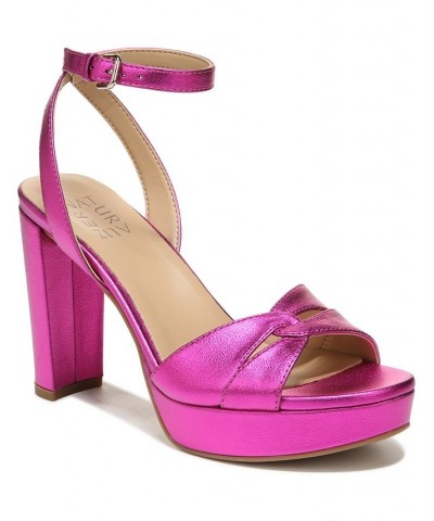 Nevena Ankle Strap Sandals Purple $45.78 Shoes