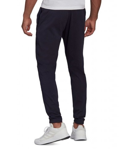 Men's Jersey Linear Logo Pants Blue $22.33 Pants