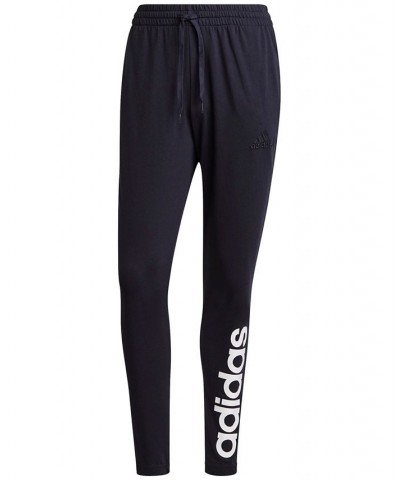 Men's Jersey Linear Logo Pants Blue $22.33 Pants