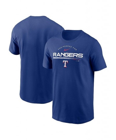 Men's Royal Texas Rangers Team Engineered Performance T-shirt $29.99 T-Shirts