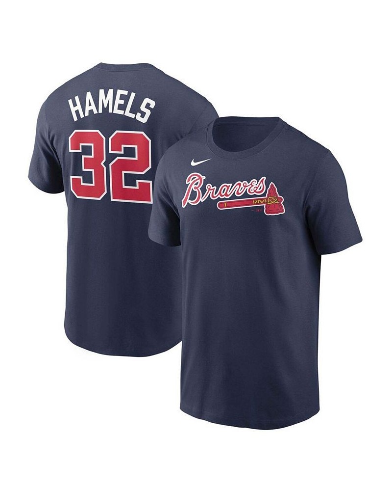 Men's Cole Hamels Navy Atlanta Braves Name Number T-shirt $23.00 T-Shirts