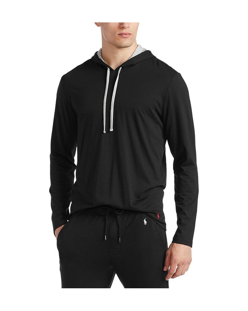 Men's Supreme Comfort Classic-Fit Pajama Hoodie Black $39.00 Pajama