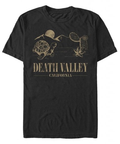 Men's Valley Tortoise Short Sleeve Crew T-shirt Black $17.84 T-Shirts