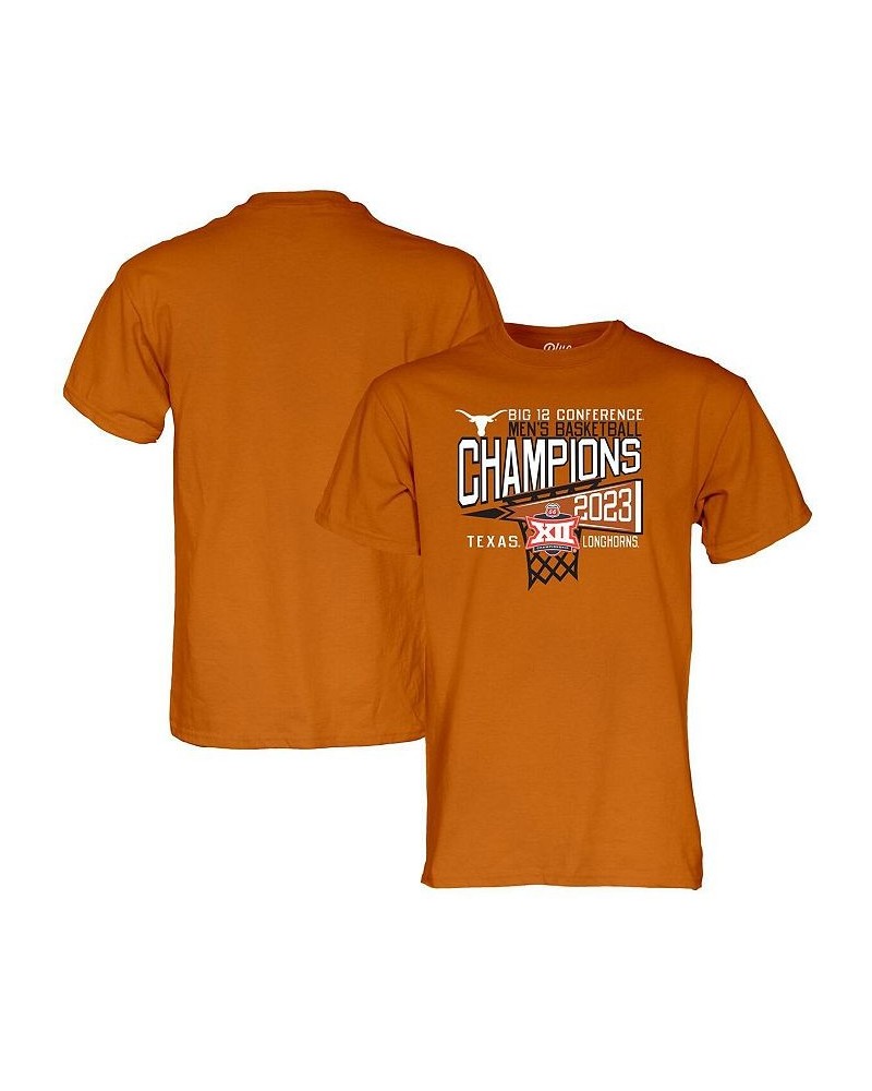 Men's Texas Orange Texas Longhorns 2023 Big 12 Men's Basketball Conference Tournament Champions Locker Room T-shirt $23.99 T-...